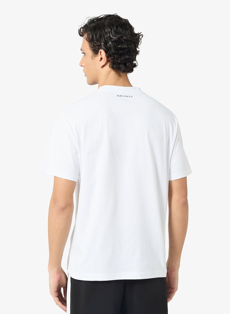 Hackett Block Crew Neck T-Shirt - Image 2