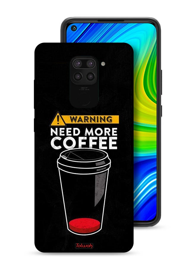 Tolwak Xiaomi Redmi Note 9 Protective Case Cover Need More Coffee  - Image 1