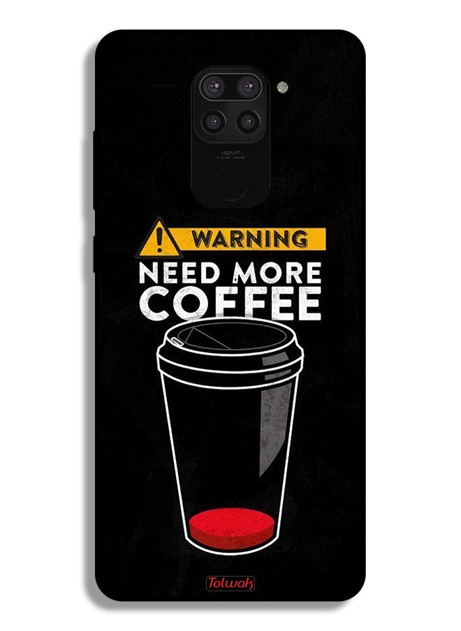 Tolwak Xiaomi Redmi Note 9 Protective Case Cover Need More Coffee  - Image 2
