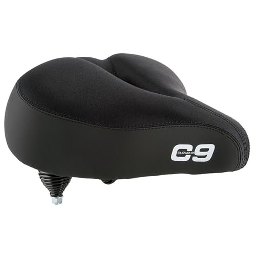 Cloud-9 Cruiser Select Saddle, 10.5" x 10.75", Black Lycra Top - Image 3