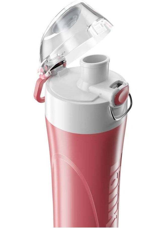 TANK 2-Piece Plastic Water Bottle Set Pink/Blue 650ml  - Image 2