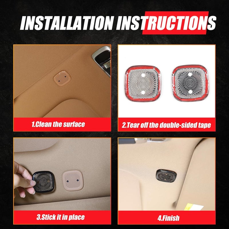 Heutamo غطاء إطار مكبر الصوت العلوي لسيارة هيوتامو - Image 5