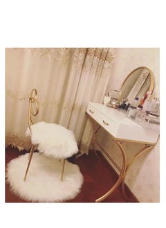 Generic FFD Metal Butterfly Vanity Chair - Padded Seat Makeup Stool with Elegant Butterfly Backrest | Versatile Child Dining Chair for Bedroom & Makeup Use  - Image 5