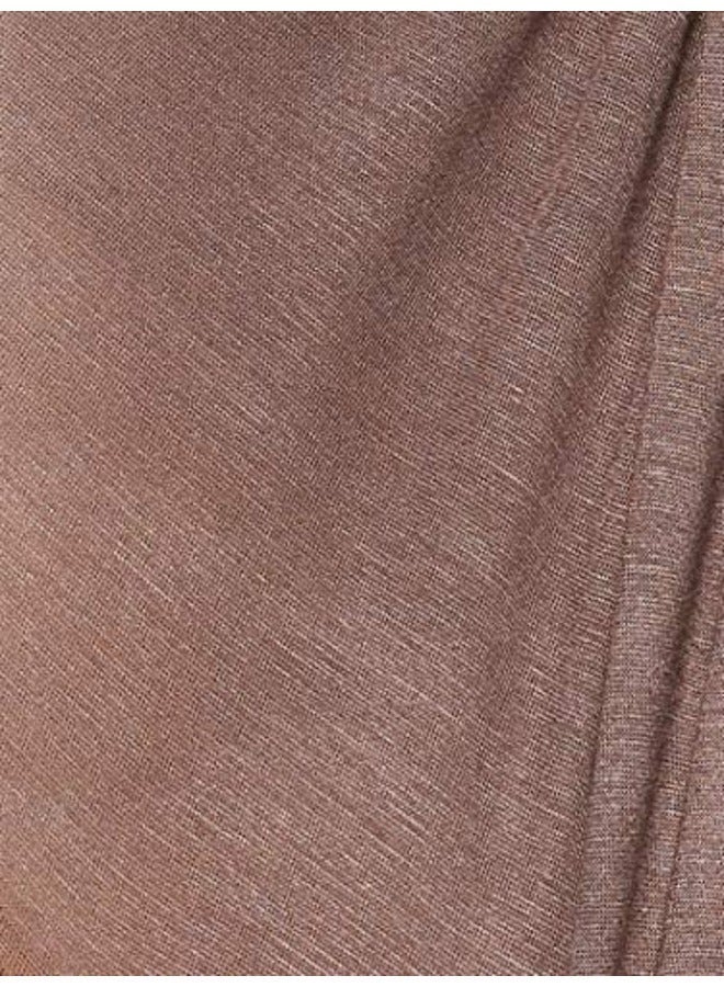 ELTRAZONE Soft Mississippi Mud Jersey Stretch Shailah Hijab – Stylish Muslim Islamic Arab Scarf  - Image 4