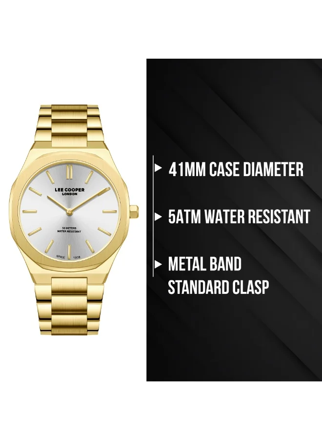Lee Cooper  Men's METAL Analog Watch LC08275.130 - 41 mm for Men | Best Price UAE