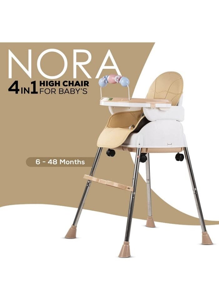 High chair 4 * 1 with 3 adjustable height levels, a footrest, a padded seat and a strong reinforcement, with a food tray with amusing games to attract attention, a safety belt, strong legs  C006 - pzsku/Z699DC3CF015B526171ADZ/45/_/1678577804/97bbcfbe-eedd-468e-9173-f15c0aa899a6