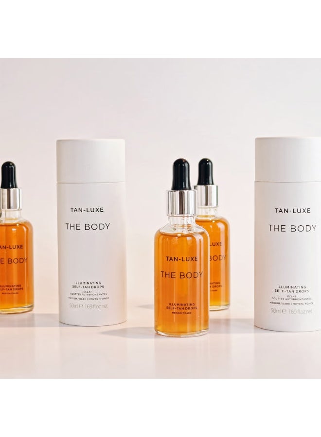 Tan-Luxe The Body Illuminating Self-Tan Drops 50ml - Light/Medium - Image 4