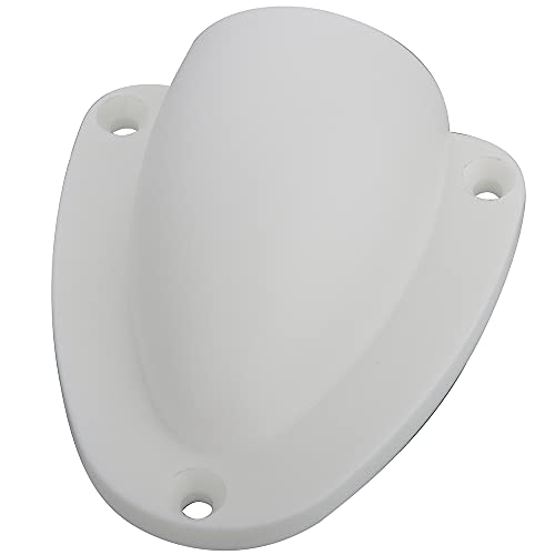 VTurboWay 4 Pcs Large Nylon 3" Marine Wire Cable Vent Cover, Clamshell Vent for Boat, Smooth Edge Thickness 1/8", Size: 3" x 2-1/2", Wire Vent Cover, Clamshell Vent, Free Installation Screws, White - Image 5