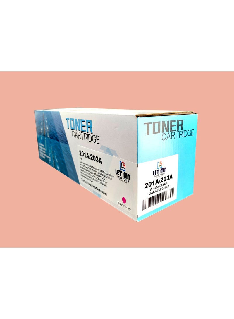 دعني خرطوشة حبر أرجوانية عالمية متوافقة مع طابعات HP Canon Color LaserJet Pro M254dw M254nw MFP M280nw M281fdn M281fdw M252 M277 M577f و ImageCLASS LBP-612Cdw LBP-622Cdw LBP612Cdw LBP622Cdw MF632Cdw MF634Cdw MF635Cx MF642Cdw MF641CW MF643 MF644 MF645 و I-SENSYS LBP-611Cn LBP-613Cdw LBP611Cn LBP613Cdw MF631Cn MF633Cdw إعداد سهل وسريع، طباعة فائقة الوضوح تدوم طويلاً CRG-054 CRG-045 CRG 054 045 - Image 2