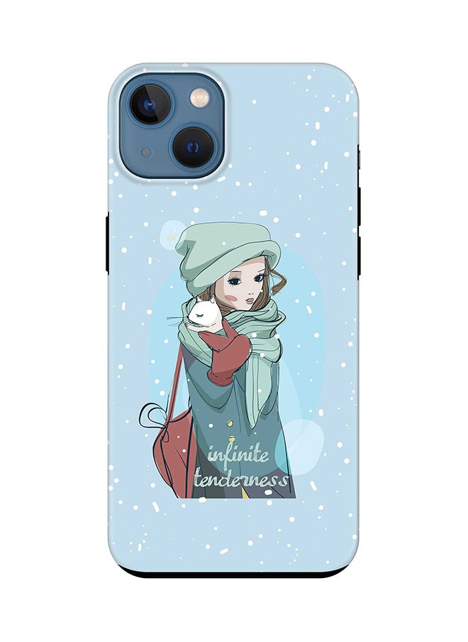 Stylizedd Tough Pro Series Case for Apple iPhone 14 Plus Case Dual Layer hybrid PC & TPU Customized Mobile Cover Shield with inner TPU protection Matte Finish - Infinite Tenderness 