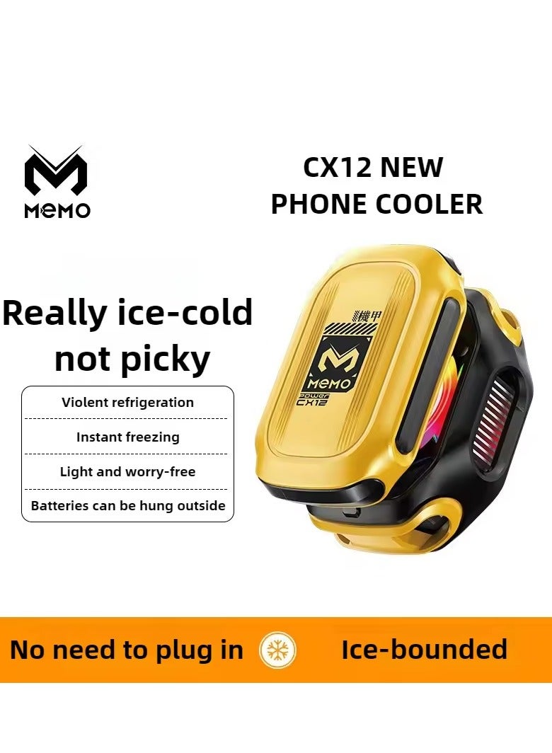 MEMO CX12 Magnetic Mobile Cooler Mobile Phone Radiator Phone Cooling Fan - Image 2