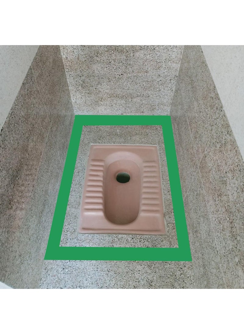 TREEMAISON TREEMAISON Vastu Combo of Green Color Tape | Size - 4 Inch | Length- 8 Feet (Approx) | Vastu Remedy for Toilet | Main Door Entrance | Tape Remedy | (Pack of 2)  - Image 5