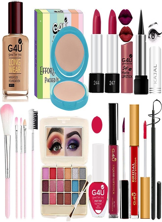 G4U Divine Beauty| Professional Makeup set for Girls & Women Pack of 15 pcs|A26122055 - Image 2