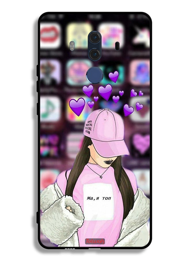 Tolwak - Huawei Mate 10 Pro Protective Case Cover Anti Social Club - Image 1