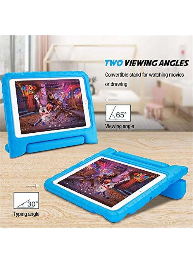 Captaintech Kids Case for iPad Mini 5 2019 / Mini 4 2015, Shockproof Convertible Handle Stand Cover Lightweight Kids Friendly Super Protective Case for iPad Mini 5th Gen 2019 / iPad Mini 4 -Blue - Image 4
