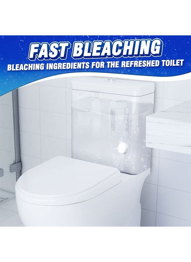 Vacplus Toilet Bowl Cleaner Tablets 20 PACK, Automatic Cleaners with Bleach, Slow-Releasing Toilet Tank Cleaners for Deodorizing & Descaling, Household Toilet Cleaners against Tough Stains  - Image 2