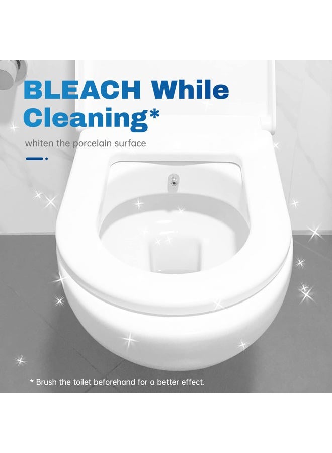 Vacplus Toilet Bowl Cleaner Tablets - 20 PACK, Automatic Cleaners with Bleach, Slow-Releasing Tank for Deodorizing & Descaling, Household against Tough Stains White 0.8 pounds - Image 4