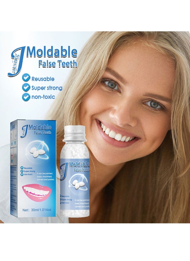 Tooth Repair Kit Temporary Moldable False Teeth Replacements for Filling Missing Broken Tooth to Restore Your Confident Smile in Minutes