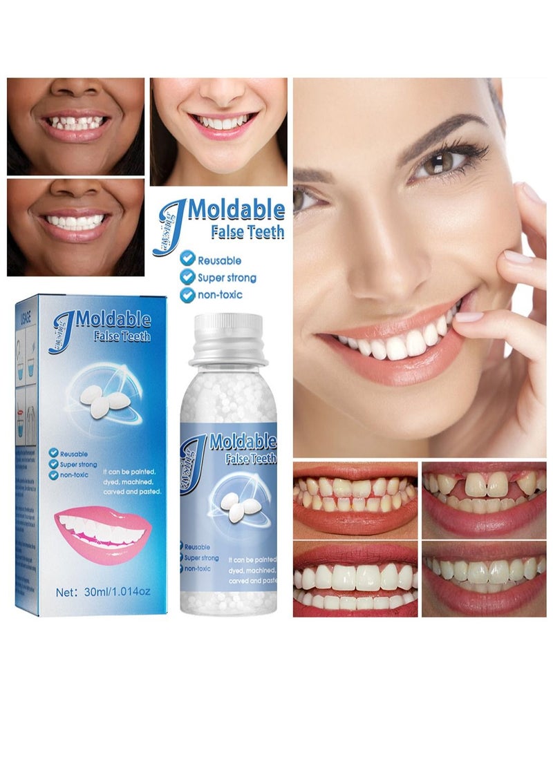 Tooth Repair Kit Temporary Moldable False Teeth Replacements for Filling Missing Broken Tooth to Restore Your Confident Smile in Minutes