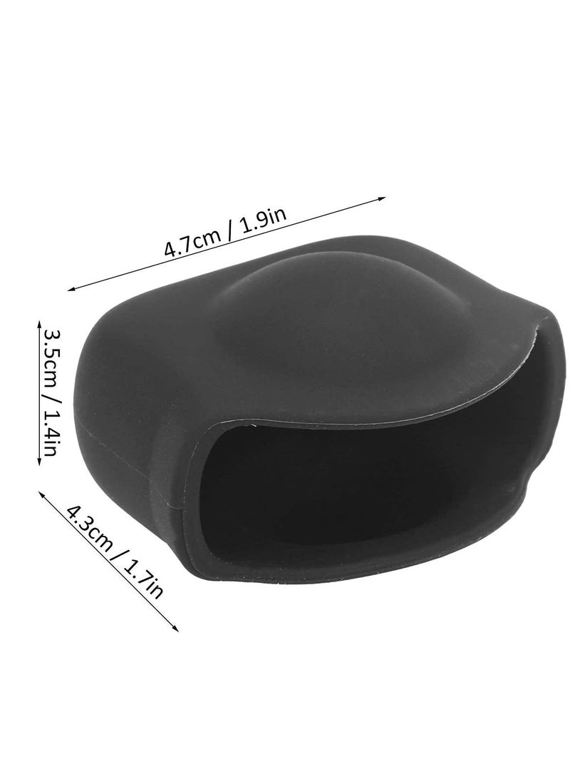 Y&D - Lens Cap, Compact Silicone Durable Detachable Protective Cap Cover Protector Replacement for Insta360 ONE X2 Camera, Antislip, Dropproof, Scratchproof(Black) - Image 1