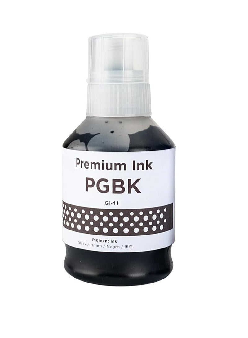 Terabyte GI-41 Black Ink bottle Set 2-Pack High Capacity 135ml for Cann GI-41 GI 41 Compatible for CANN PIXMA G1420 G2420 G2460 G3420 G3460 Printer, Prints Up to 8,000 Pages - Image 1