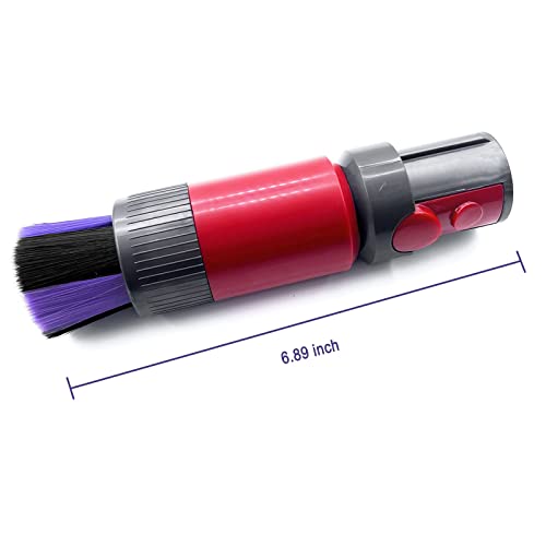 Tivcroxs Traceless Scratch-Free Dusting Brush Compatible with Dyson V7, V8, V10, V11, V12, V15 Gen5 detect and Gen5 outsize Vacuum Cleaners Features handy self-cleaning soft bristles, Soft Bristle Dust Brush - Image 3