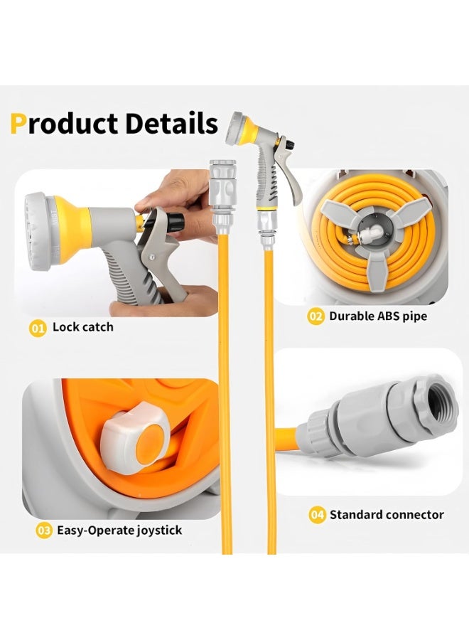 general Expandable Garden Hose with 7-Pattern Spray Nozzle, Leak-Proof Brass Connectors, No-Kink Retractable Hose for Garden Watering, Car Washing, Patio, Lawn & Pet Bath - Image 3