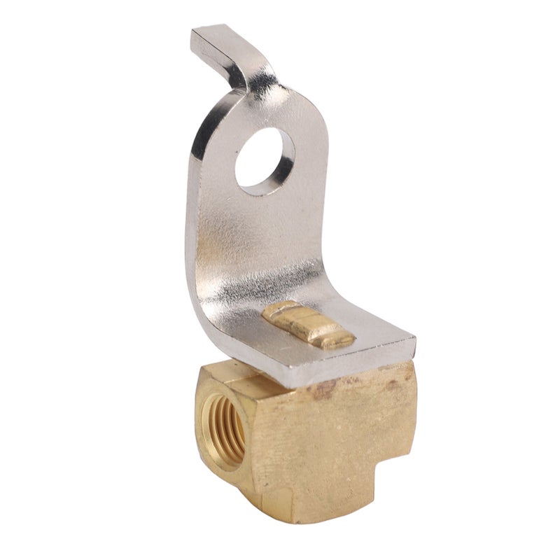 3 Way Brake Line Tee with Mounting Bracket 3/8in‑24 Threads Ports Inverted Flare Fittings for 3/16 Inch Tube - Image 5