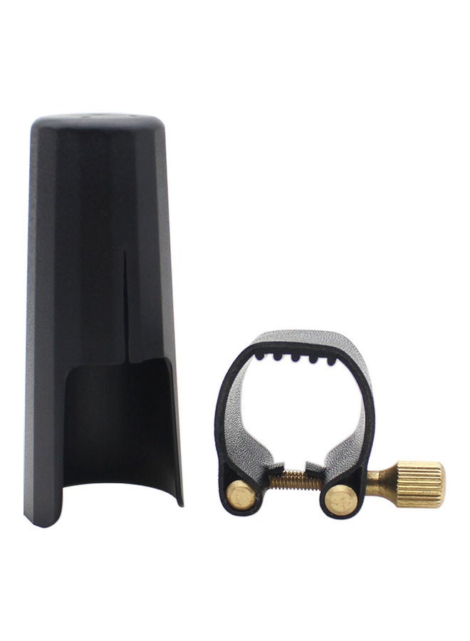 NIBEMINENT Leather Ligature Fastener with Plastic Cap for Saxphone Bakelite Mouthpiece  - Image 1