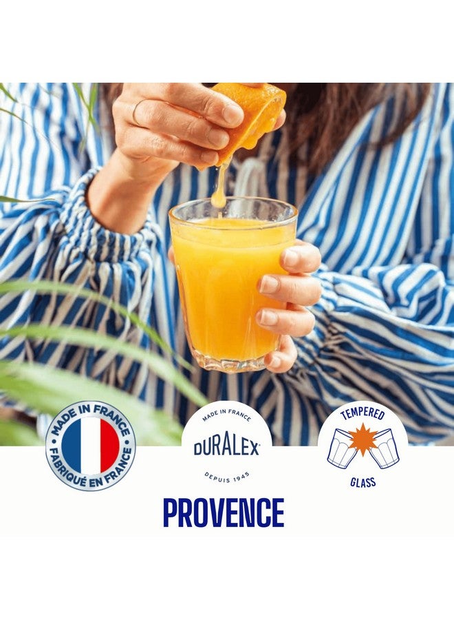 Duralex® Provence Transparent Clear Tumbler 250ML, Set of 6 Glasses | Ideal for Hot or Cold Drinks, Tea, Coffee, Juice, Cocktails, Mocktails | Ultra Scratch Resistant Tempered Glass - Image 2