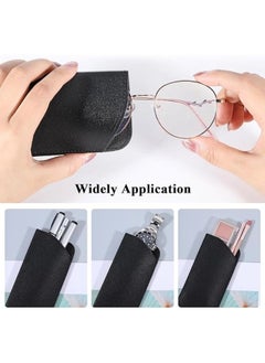 ShebSheb 5 PCS Soft Leather Sunglasses Bag Eyeglass Case Portable Anti-Scratch Sun Glasses Storage Bag  Anti-Stress Eyeglasses Pouch Bag for Women Men Glasses Protective Case  - Image 3