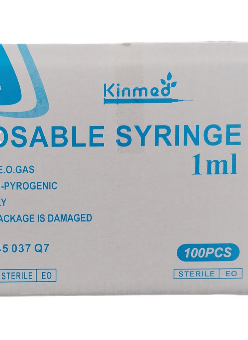 Kinmed 100 PCS Syringe 1 ml  - Image 2