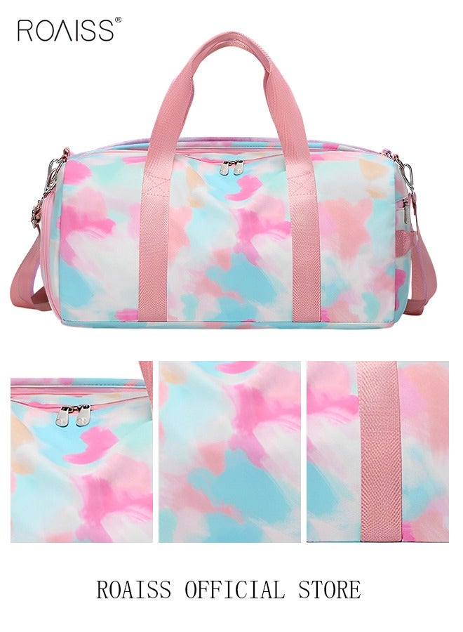 New Trend Travel Duffel Bag Sports Gym Tote Bag Shoulder Crossbody Overnight Bag for Women Men Weekender Labor Delivery Bag