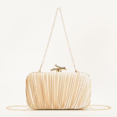 Suhatjia Clutch Purses for Women Wedding Evening Glitter Sparkly Handbags Party Purses for Women with Detachable Chain - Image 3