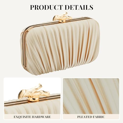Suhatjia Clutch Purses for Women Wedding Evening Glitter Sparkly Handbags Party Purses for Women with Detachable Chain - Image 2