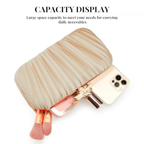 Suhatjia Clutch Purses for Women Wedding Evening Glitter Sparkly Handbags Party Purses for Women with Detachable Chain - Image 5