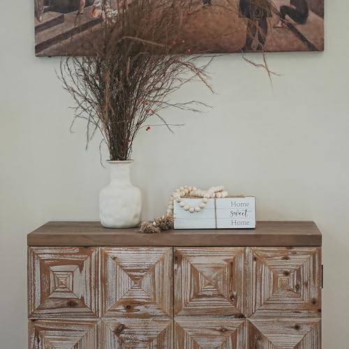 RUIRUICO Decorative Books for Home Decor, Wooden Faux Book for Decoration, Farmhouse Stacked Display Books (Home Sweet Home) - Image 4