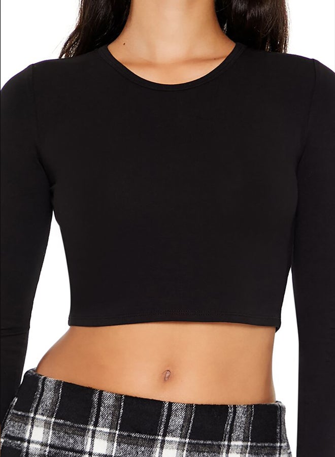 FOREVER 21 Cotton-Blend Crop Top - Image 3