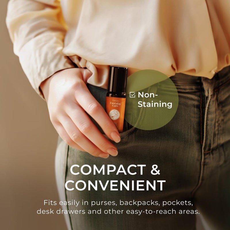 Gya Labs Active Energy Essential Oil Roll On - Blended with Energizing Lemon, Refreshing Peppermint Oil & More - 100% Pure Aromatherapy Oils Made to Stimulate The Senses - Travel Size (0.34 Fl Oz) - Image 5