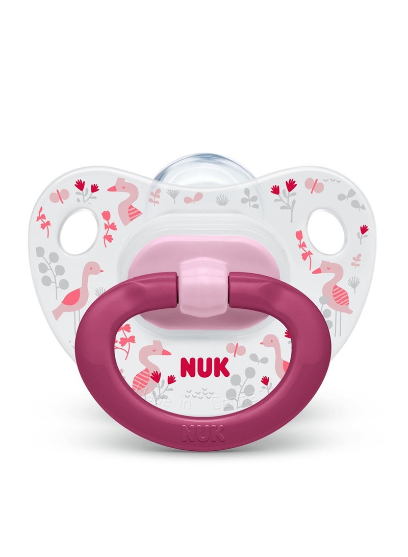 NUK Happy Days Silicone Soother, 0-6m Pack of 1 - Image 1