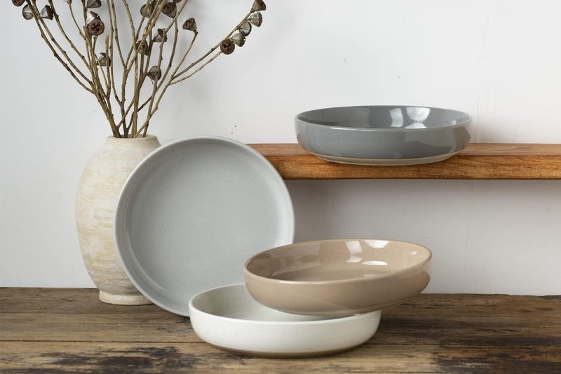 famiware Milkyway 33 oz Bowl Set Pasta Bowls Set of 4 Salad Bowls Perfect for Your Friend for Housewarming Thanksgiving Christmas Multicolor - Image 2