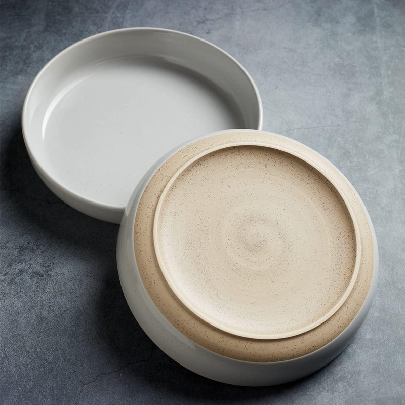 famiware Milkyway 33 oz Bowl Set Pasta Bowls Set of 4 Salad Bowls Perfect for Your Friend for Housewarming Thanksgiving Christmas Multicolor - Image 4