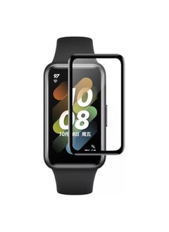 Generic ELMO3EZZ Screen Protector Compatible with Huawei Band 7 Watch, 3D Soft Curved Edge Protection Film [Anti-Scratch] [Bubble Free] [Extremely Shatter-Resistant] [Highly Sensitive] (Not Glass)  - Image 1