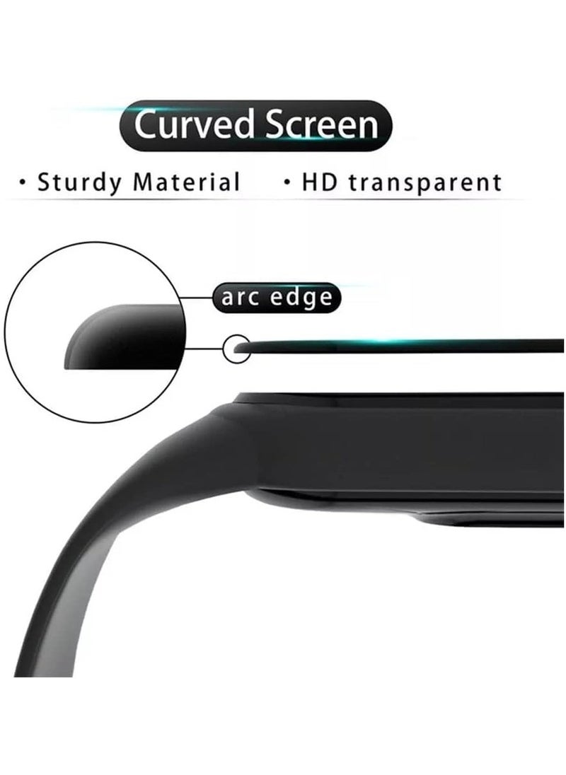 Generic - ELMO3EZZ Screen Protector Compatible with Huawei Band 7 Watch, 3D Soft Curved Edge Protection Film [Anti-Scratch] [Bubble Free] [Extremely Shatter-Resistant] [Highly Sensitive] (Not Glass) - Image 1
