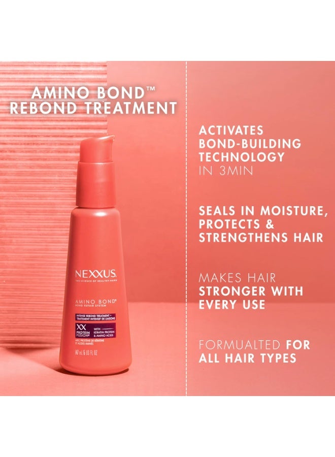 Nexxus Nexxus Bond Repair Shampoo, Conditioner & Intense Rebond Treatment Bundle Amino Bond 3 Pack for All Types of Damaged Hair, with Keratin Protein and Amino Acids, - Image 3