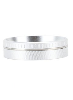 Thoraya Moka Pot Dosing Funnel Aluminum Alloy Magnetic Even Distribution Prevents Splashing Moka Coffee Distributor Silver 51MM  - Image 4