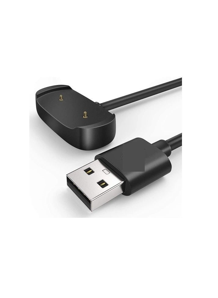 Charger Compatible With Amazfit Bip 3 / 3 Pro Smartwatch Black - Image 2