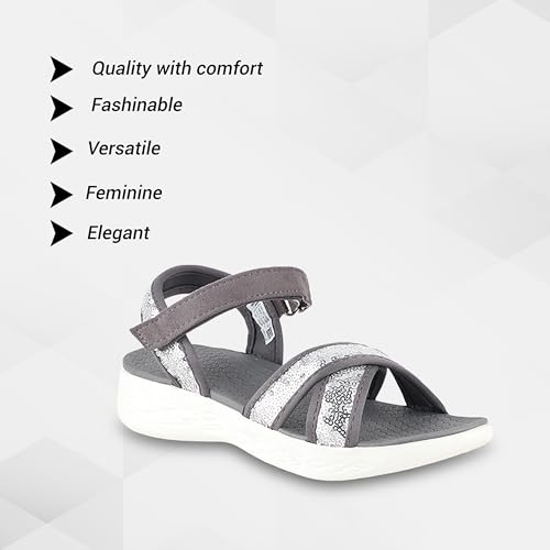 FUEL Fasion Sandals for Women Comfortable & Lightweight, Flexible & Breathable Flat Stylesh Sandal for ladies, Dailywear Footwear - Image 5