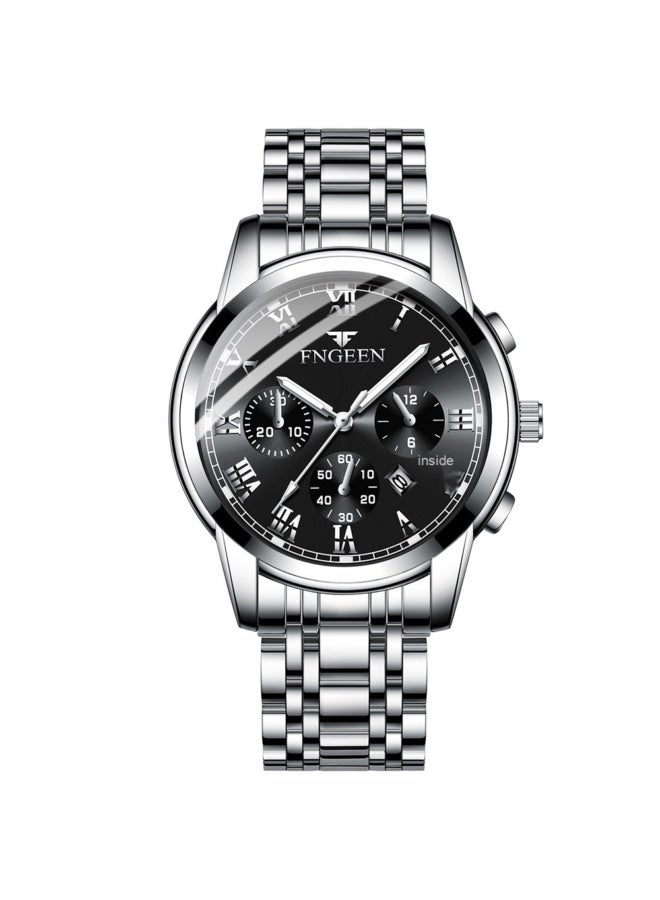 Stainless Steel Luminous Quartz Couple Watch For Men & Women