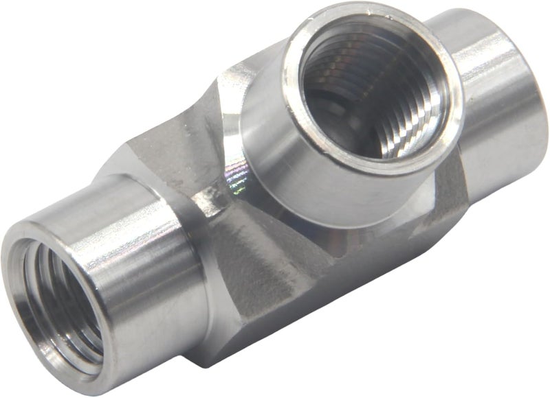 HFS (R) TEE Fitting - Female FNPT 3-Way Tee Stainless (3/8" FEMALE NPT) - Image 4